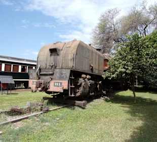 Alte Lok der Sambia Railway