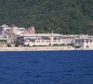 Eines der Kloster von Athos
