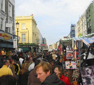 Menschenmassen auf dem Portobello Road