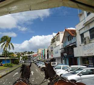 Mit der Kutsche durch Fort de France