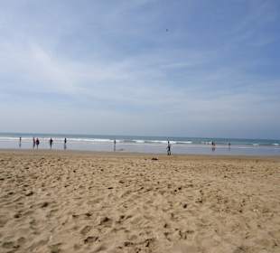 Langer, weißer Strand