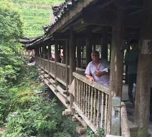 Zugangsweg zu den Terassen