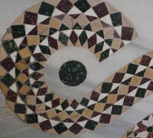 Wanddekoration im Museum