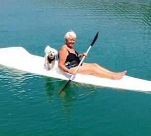 Kanu kann auch gefahren werden