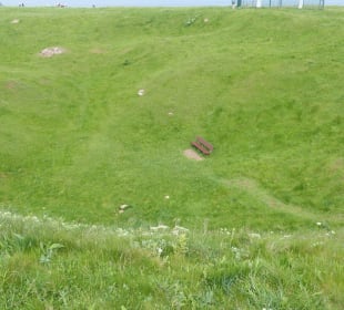 Bei einem schönen Spaziergang auf Helgoland