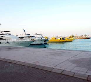 Unterwegs in Hurghada, neue Marina