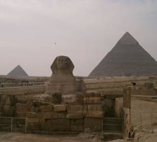 Blick auf die Pyramiden