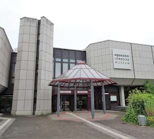Eingang zum Aquazoo Löbbecke Museum