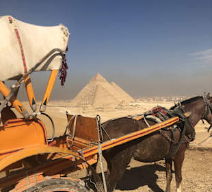 Kutschfahrt bei den Pyramiden