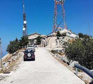Auf dem Gipfel des Pantokrator