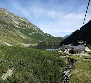 Blick auf die Mittelstation