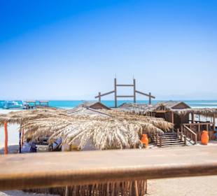 Views across Orange Bay Hurghada 
