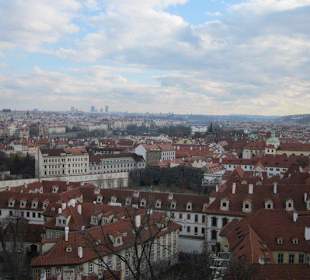 Blick vom Hradschin zur Stadt