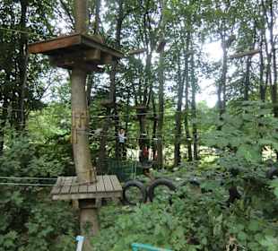 Stationen des Kletterparks