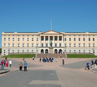 Blick auf das königliche Schloß in Oslo