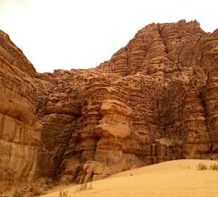 Wüstenlandschaft Wadi Rum