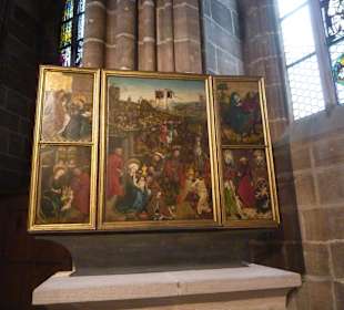 Die sehenswerte Lorenzkirche in Nürnberg