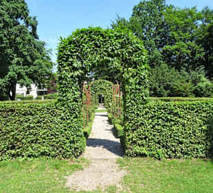 Spaziergang durch den Rosengarten