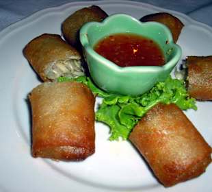 Frühlingsrollen im Octopus Restaurant