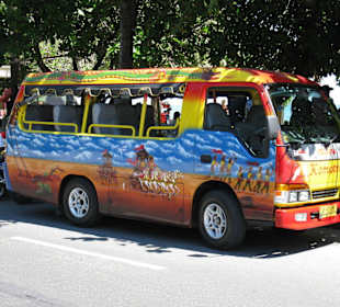Noch ein knallbunter Bus
