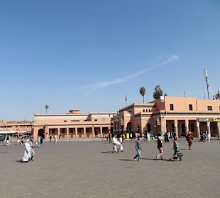 Unterwegs in der Altstadt von Marrakesch