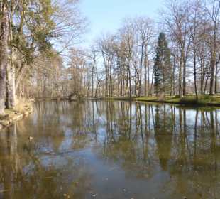 Unterwegs im Park der Wehranlagen Schweinfurt