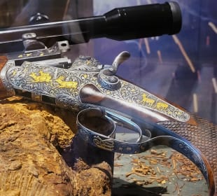 Bockdrilling mit Goldeinlagen