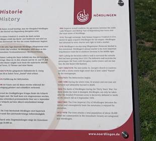 Touristischer Info-Point vor dem Baldinger Tor