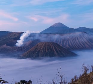 Sonnenaufgang Bromo Vulkan