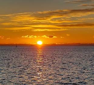 Sonnenuntergang Ria Formosa Bootstour