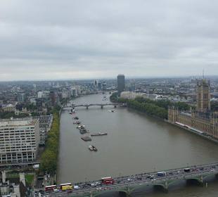 London Eye Ansicht / Aussicht