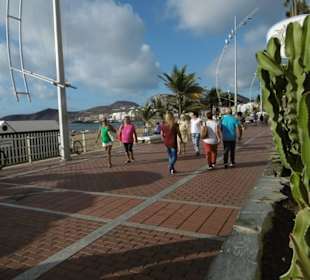 Promenade vom Canteras Strand 