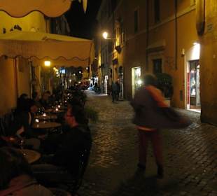Romantische Strasse in Trastevere