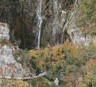 Bei den Plitvicer Seen