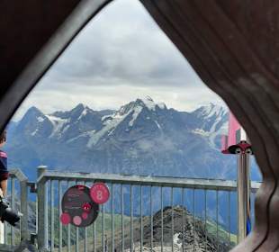 Blick auf Eiger, Mönch und Jungfrau 