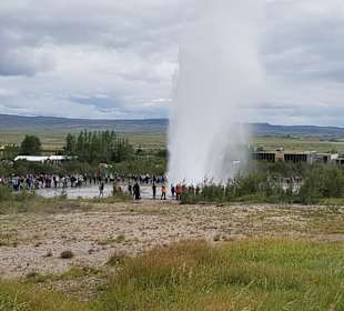 Geysir auf Island