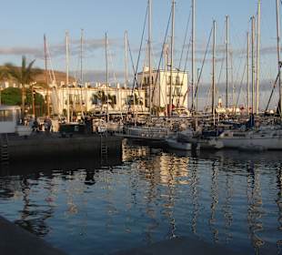 Teil des Yachthafen von Mogan