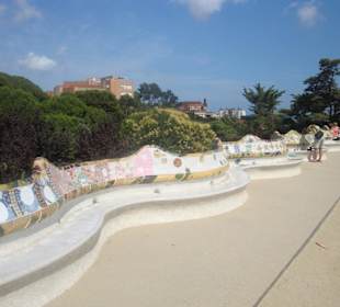 Ogrody Gaudiego- ławeczka