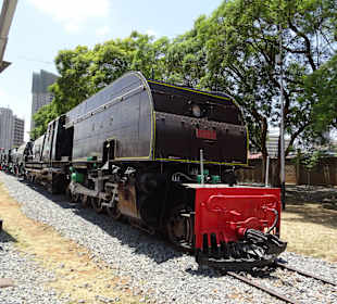 Dampflok der Ugandabahn