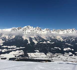 Panoramablick von Skipiste