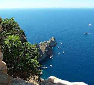 Aussicht Meer und Felsen