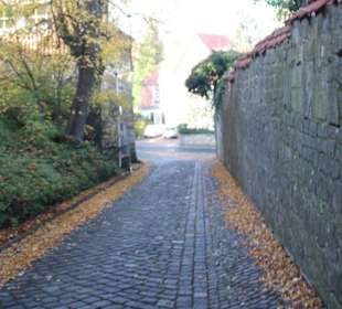 Zugangweg zur Kirche St. Mauritius am Moritzberg