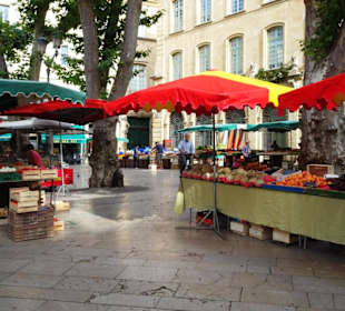 Rundgang über den Wochenmarkt von Aix-en-Provence