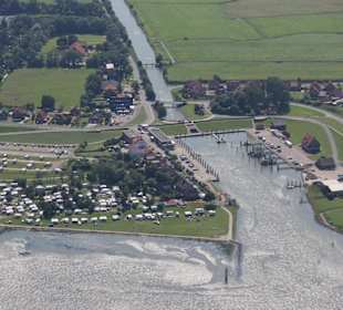 Luftaufnahme Hafen Fedderwardersiel