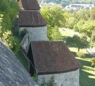Bei der Besichtigung der Veste Coburg