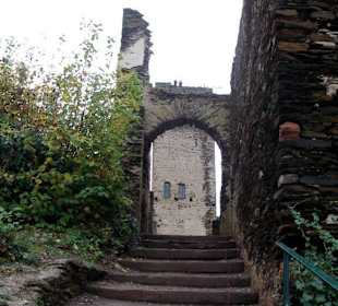 Aufgang zum Schloss Metternich bei Beilstein