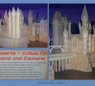 Gebäude aus Streichholzern