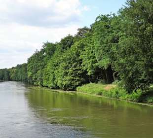 Blick auf den linken Regnitzarm