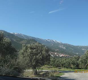 Fahrt richtung Gebirge