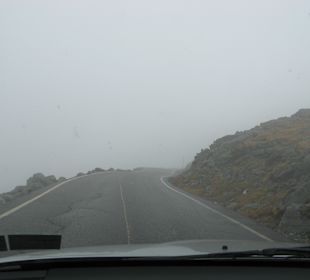 Straße zum Gipfel des Mount Washington